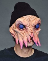 Sea Creature Mask Hanging Tentacles Squid Scary Creepy Halloween Costume MA1003 - £47.15 GBP