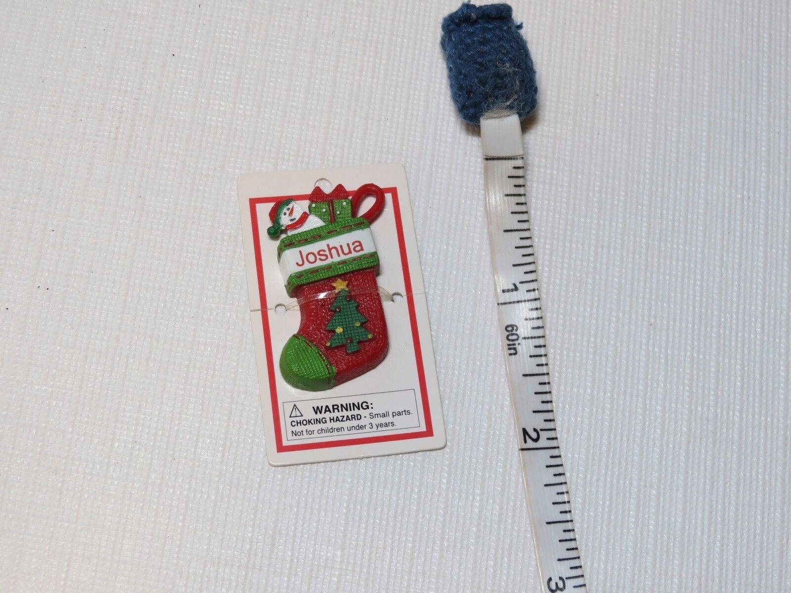 Primary image for Itsy Bitsy Stocking Ornament name Joshua MINI Ganz personalized Christmas gift