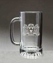 Noonan Irish Coat of Arms Beer Mug with Lions - $31.36