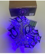 Halloween String Lights Purple Ghosts AA Batteries 14 Ft. - £10.21 GBP