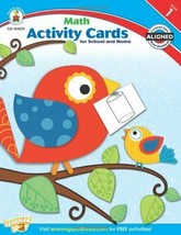 Math Activity Cards for School and Home, Grade 1 Paperback Book - £5.60 GBP