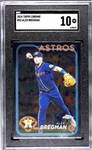 2024 Topps Chrome - Alex Bregman - MLB Houston Astros Baseball Card #53 - SGC 10 - $49.49