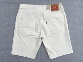 Levis Red Tab 412 Mens Off-White Slim Fit 9&quot; Stretch Hemmed Denim Jean S... - $699.30 MXN
