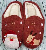 Casual Shoes Cute Slippers Women Men Cartoon Fleece Slippers Christmas Plush - £16.13 GBP
