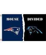 New England Patriots and Carolina Panthers 3x5ft Divided Flag, Machido flag - £13.42 GBP