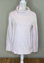 j crew women’s turtleneck pullover top size M pink C10 - £11.99 GBP