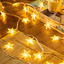 Star String Lights Battery Operated - 17 Ft 50 LED Star Fairy String Lig... - €12,48 EUR