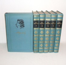 ALEKSANDR PUSHKIN 6 Volumes Works Books Literature Russian Language 1969... - $125.00