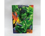 Marvel Versus DC Trading Card Hulk 1995 Fleer Skybox #4 - £7.73 GBP