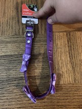 Meijer Dog Collar Medium Purple Bows - £10.98 GBP