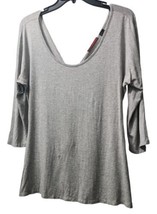 Bke Red Womens Medium Grey Zippered Back Made In USA - $9.99