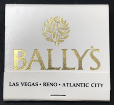 Bally&#39;s Hotel Casino Reno Atlantic City Las Vegas NV Matchbook Full 30 U... - $7.69