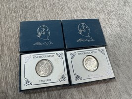 1982 D George Washington Commemorative Silver Half Dollars 90% Silver Lo... - $728.58 MXN