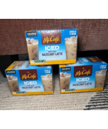 3 Boxes McCafé Iced Hazelnut Latte One Step K-Cups 30 Pods Total Keurig ... - $26.95
