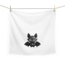 Cartoon Bat Tea Towel | Black and Grey Bat | 100% Cotton | Pre-construct... - £19.35 GBP