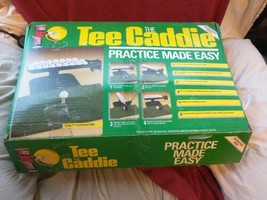 &quot;The Tee Caddie &quot;Golf Practice Mat &amp; Net, Indoor Or Outdoor, Arm Holds 3... - £38.83 GBP