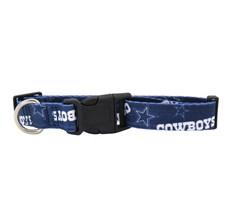 Dallas Cowboys NFL Dog Collar, Small 9.5&quot; to 13&quot; - £9.68 GBP