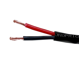 12AWG CL2 Rated 2-Conductor Speaker Wire - 100 Feet - Black, Oxygen-F - €155,81 EUR