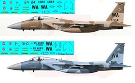 2X Plastic 1/144 Kits F-15C&#39;s In Aggressor [Russian] Paint And Markings Style #1 - $25.00