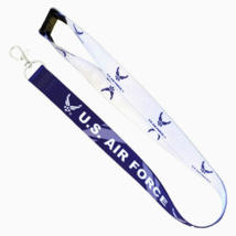 UNITED STATES U.S AIR FORCE LANYARD KEYCHAIN KEYRING NECK RELEASE WITH CLIP - £3.97 GBP