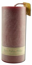Ecopalm Unscented Pillar 2.25&quot; x 5&quot;,  Red - $11.70