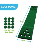 Golf Pong Beer Pong Variation - Putt into the Holes - Golf Putting Train... - $2,302.15 MXN