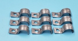 LOT OF 9 APPLETON 3/4&quot; STEEL PIPE CLAMPS - £15.21 GBP