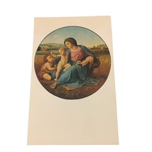 Postcard National Gallery Of Art The Alba Madonna Religious Chrome Unposted - £5.44 GBP