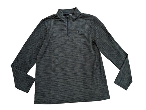 Men’s Under Armour 1/4 Zip Athletic Shirt Olive  XL Threadborne Fitted Headgear Item image 8