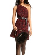 MSRP $165 Michael Kors Soft Python Print Mini Dress Red Size 0 - $80.16 CAD