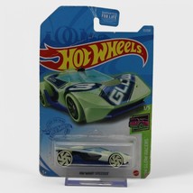 Hot Wheels Glow-In-The-Dark HW Warp Speeder Racers 1/5 Neon White Blue C... - $4.99