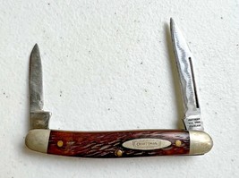 Vintage small Craftsman Tools No 3524 Dual Blade Pocket Knife stainless - $30.00