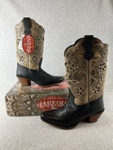 Laredo Western Boots Womens Size 8.5 Leather Destressed  Pointed Toe Cowboy - $138.88