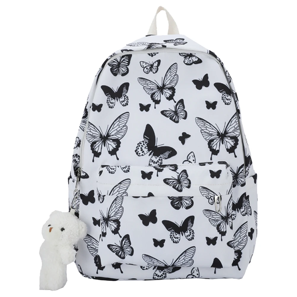 Fashion Women Backpack Graffiti  Printing New Soft School Bag For Teenager Girls - $92.33