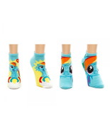 My Little Pony Dash 2 Different Pair of Multi-Color Ankle Socks NEW UNWORN - £11.40 GBP