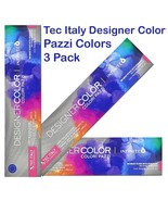 Tec Italy Pazzi Designer Hair Coloring Cream 3 oz (Pack of 3) Tinte para... - $32.89 CAD