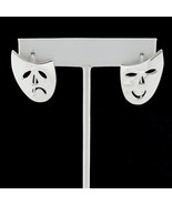 Sterling Silver .925 Comedy/Tragedy Happy/Sad Drama Mask Earrings - $4,038.09 MXN Sterling Silver .925 Comedy/Tragedy Happy/Sad Drama Mask Earrings - $4,038.09 MXN