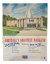Bill Dudley George Mcafee Signé 1966 Pro Football Hall Of Fame Programme Hof Bas - £77.52 GBP