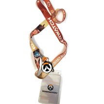 Official Overwatch Lanyard Feat. D. Va &amp; More Includes ID Holder &amp; Logo ... - £6.18 GBP