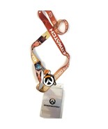 Official Overwatch Lanyard Feat. D. Va &amp; More Includes ID Holder &amp; Logo ... - £6.15 GBP