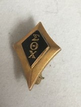 Vintage Sigma Theta Chi Fraternity Pin ΣΘΧ Chapter Gold Fill/Plate Class Of ‘59 - £27.65 GBP
