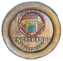 Brauerei Engelhardt +1998 Berlin Charlottenburger German Barrel Top Decoration - £98.41 GBP