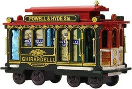 GHIRARDELLI CHOCOLATE Wooden TOY CABLE CAR 2012 Powell &amp; Hyde San Franci... - £16.74 GBP