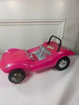 Vintage Irwin dune buggy Barbie doll car pink convertible soft plastic b... - $68.00
