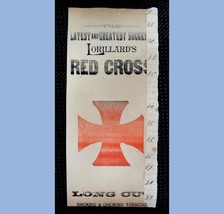 1893 Antique Lorillard&#39;s Red Cross Tobacco Ad w/BLACK Crook Playbill Academy - £33.74 GBP