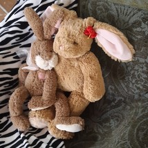 Bunny Rabbits Lot box stuffed Animals Plush toys - £35.35 GBP