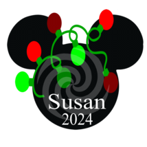 Susan 2024 Font 1smp-Digital ClipArt-Mouse-Gift Tag-T shirt-Holiday-Chri... - £0.97 GBP