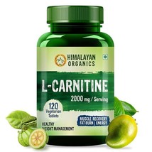 Himalayan Organics L-Carnitine L-Tartrate With Green Tea Extract 2000 Mg 120 Cap - £18.72 GBP