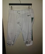 Nike Men&#39;s Team Vapor Pro Football Pants 2XL White/Green 845930-111 - $373.19 MXN