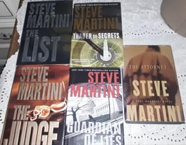 Lot of 5 Steve Martini Thrillers   Hardcovers   VG to Like New  - £9.59 GBP